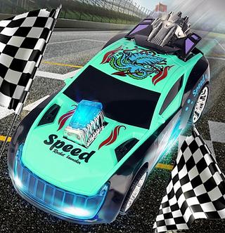 Carrinho Speed Rocket Launcker Luz e Som