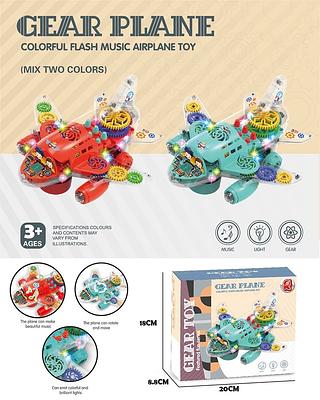 avião com drenagem musical tem som e luz e muito divertido.