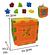 Cubo de Encaixe Colorido Duplo Plástico Cubos de Brinquedo Crianças Educativo Relógio Pedagógico