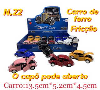N.22-CARRO DE FERRO-besouros(CAXINHA C/12PC)