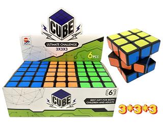 Cubo Mágico 3x3x3 Profissional (caxinha com 12pç)