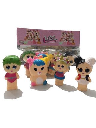 LOL Vinil Silicone Banho Bebe Bichos Com 4