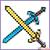12pc Minecraft Game Props Espada Inflável!!cores aleatoriamente!!