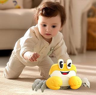 Brinquedos De Caranguejo Rastejante Para Bebês , Andando Com Luz E Som Crianças , Educativos Iniciais