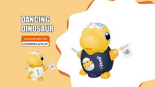 Balanço elétrico universal dinossauro andando com várias músicas