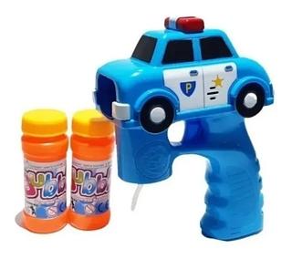 Brinquedo Arma Pistola Lança Bolhas Bolinha Sabão Bombeiro