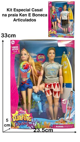 BONECA CASAL NA PRAIA