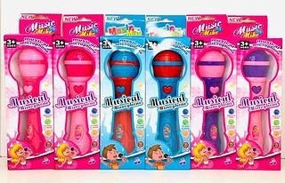 Microfone Infantil Sai a Voz e Musical Brinquedo