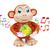 rinquedo Macaco Bom de Dança se Mexe Com Luzes 3D e Sons