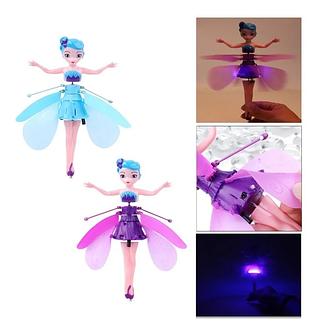 BONECA FADA VOA COM LUZ E SENSOR