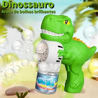 Dinossauro Lança Solta Bolha De Sabão