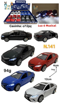 N.141-CARRO DE FERRO-Toyota Corolla(CAXINHA C/12PC)