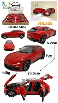 NG.328-CARRO DE FERRO-SUV da Ferrari(CAXINHA C/8PC)