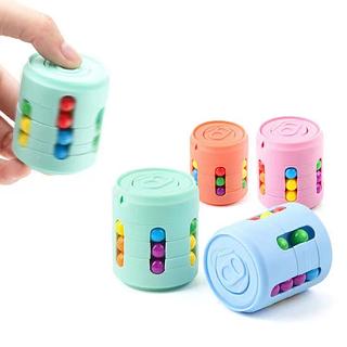 Fidget Toy Magic Cans Lata Cubo Magico Giratório 2 Em 1