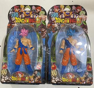 <<<<<<<<<< Brinquedo Dragon Ball Z Coleção Goku Vegeta Broly 18cm