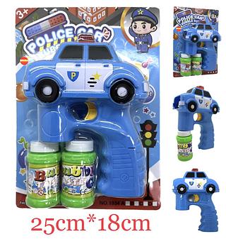 Carro de polícia Lança Bolhas de Sabão Musical e luz