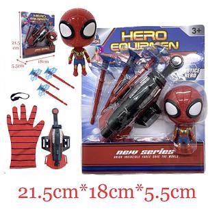 <<<<<<<<<< Lança Teia Com Boneco Homem Aranha Brinquedo Presente Meninos Top