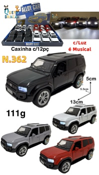 N.362-CARRO DE FERRO-Toyota Prado(CAXINHA C/12PC)