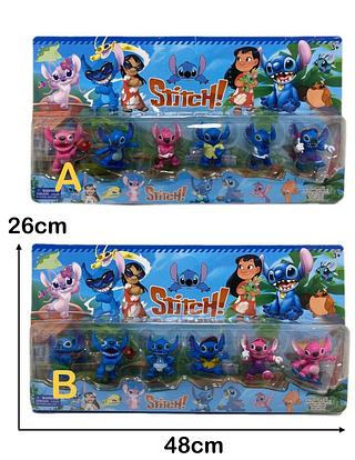 (PROMOCAO) CARTELADO STITCH C/6 PÇS