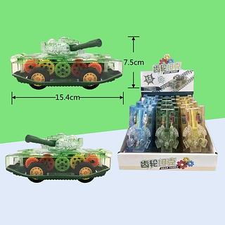 Carrinho Tanque de Guerra com Led Na Caixa