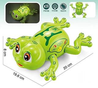 SAPO DE BRINQUEDO COM LUZ E MÚSICA,