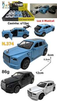 N.374-CARRO DE FERRO-Rolls-Royce(CAXINHA C/12PC)