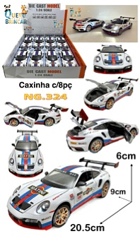 NG.324-CARRO DE FERRO-Porsche(CAXINHA C/8PC)