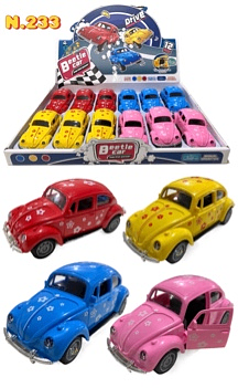 N.233-CARRO DE FERRO-Besouro de Plástico(CAXINHA C/12PC)