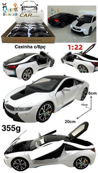 NG.342-CARRO DE FERRO-BMW i8(CAXINHA C/8PC)