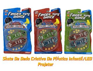 Skate de Dedo X Finger Radicalizando com Acessáorios e Luz