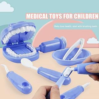Brinquedo Conjunto 9 Pçs Infantil De Dentista