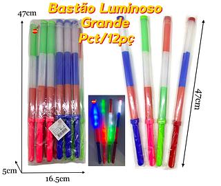 Bastão de Led Luz Varinha G Plástico Pisca Formaturas Festas