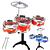 Bateria grande Infantil Criança Musical