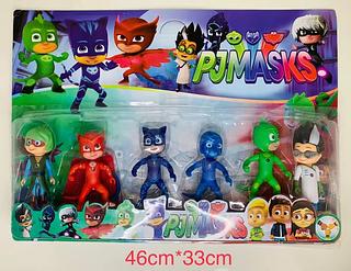Brinquedo Cartelado PJ masks Com 6