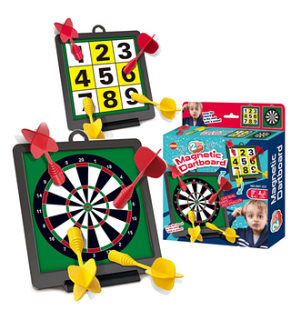 Jogo de Dardos Com Imã Dupla Face Ideal Para Crianças e Adultos
