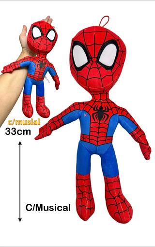 PELUCIA-ARANHA 33CM C/MUSICAL