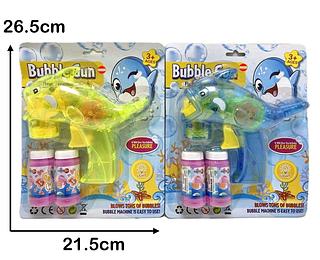 Golfinho Manuais Pistola de Bolhas LED ,Brinquedo Parque