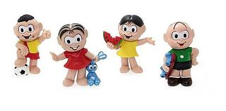Brinquedo Cartelao Bonecos Turma Da Mônica Dividual 8cm