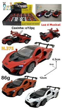 N.375-CARRO DE FERRO-McLaren(CAXINHA C/12PC)