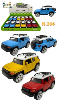 N.304-CARRO DE FERRO-Toyota FJ(CAXINHA C/12PC)