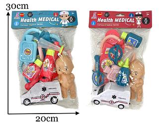 Brinquedo infantil Mini Doutor 11 Itens Menino e Menina Presente