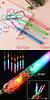 12pç Bastão De Luz Transparente Colorida Para Festa Adereços De Torcida Eletrônico LED