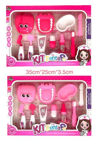 Dr Dentinho 9 Pçs / Conjunto Brinquedo Infantil De Dentista