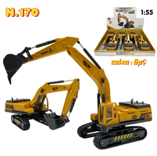 N.170-CARRO DE FERRO-escavadora(CAXINHA C/6PC)