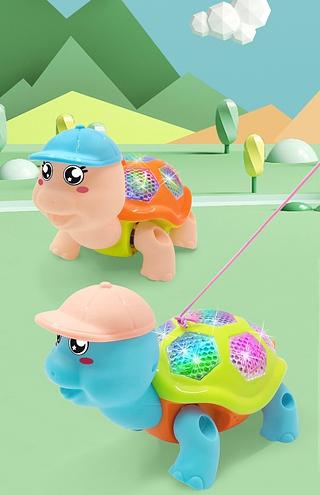 Brinquedopromocao Tartaruga Fujão Elétrico Com Som Luz