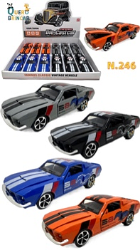 N.246-CARRO DE FERRO-Mustang(CAXINHA C/12PC)