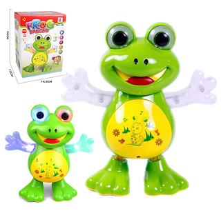Brinquedo Sapo Sapinho Dançarino Musical Infantil Anda Dança Mexe Com Som E Luz Para Criança