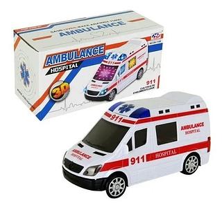 Carrinho Bate Volta Ambulancia Menor