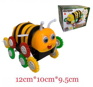 Abelha Carro de Brinquedo Policial | Carrinho Maluco 360° Cambalhota Bate e Volta para Crianças