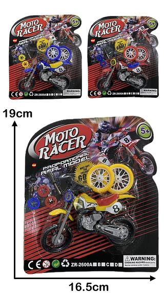 Kit Brinquedo Moto com peças Monta e Desmonta + Diversão Garantida! Motinha de Trilha com Rodinhas Avulsas